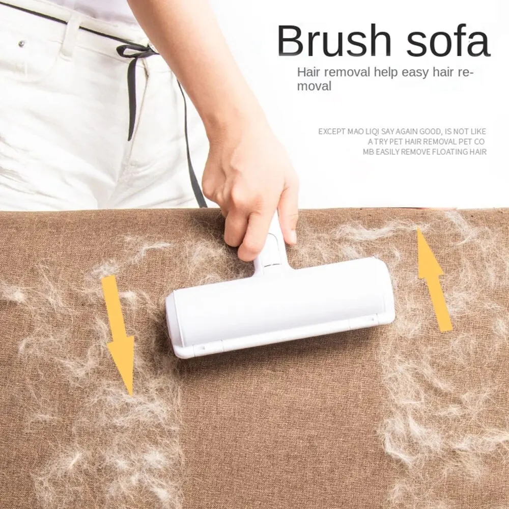 Self-cleaning Lint Sticking Roller Dedusting Roller Pet Hair Remover Brush 2-Way Removing Dog Cat Hair from Sofa Carpet Clothes
Self-cleaning Lint Sticking Roller Dedusting Roller Pet Hair Remover Brush 2-Way Removing Dog Cat Hair from Sofa Carpet Clothes
