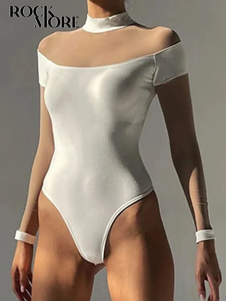 Rockmore Sexy Mesh See Through Bodysuits Ladies Elegant Fashion Bodies Tops Patchwork Long Sleeve Jumpsuit for Women Playsuit
Rockmore Sexy Mesh See Through Bodysuits Ladies Elegant Fashion Bodies Tops Patchwork Long Sleeve Jumpsuit for Women Playsuit