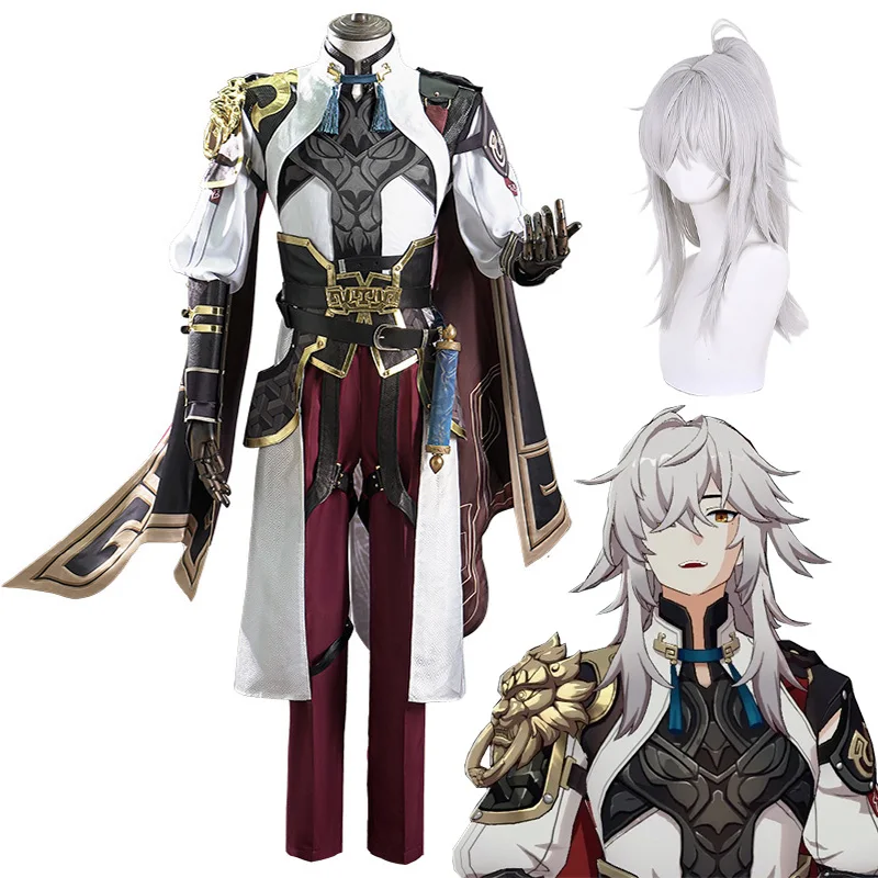 Game Honkai Star Rail Jing Yuan Cosplay Costume Anime Star Rail Cosplay Uniform Wig Halloween Costume Men Adult
Game Honkai Star Rail Jing Yuan Cosplay Costume Anime Star Rail Cosplay Uniform Wig Halloween Costume Men Adult