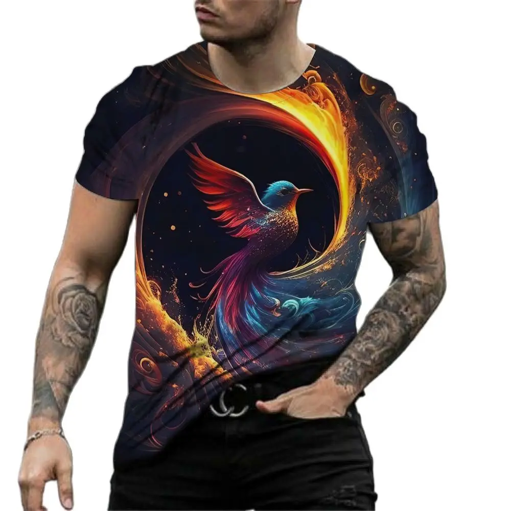 2023 Men's T-shirts 3d Phoenix Print Graphic Short Sleeve Tops Fashion Hip Hop Tees Men Oversized T shirt Vintage Men Clothing
2023 Men's T-shirts 3d Phoenix Print Graphic Short Sleeve Tops Fashion Hip Hop Tees Men Oversized T shirt Vintage Men Clothing