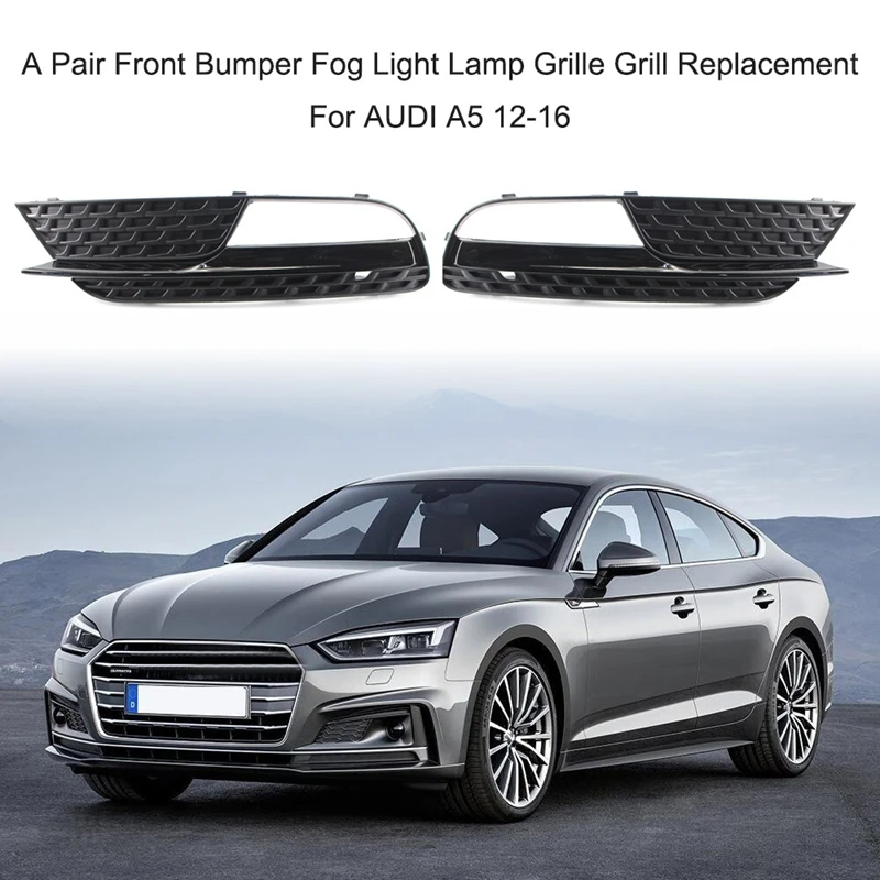 Fog Light Frame Under Grid Fog Lamp Grille Replacement Kit Racing Grills for- A5 2012-2016
Fog Light Frame Under Grid Fog Lamp Grille Replacement Kit Racing Grills for- A5 2012-2016