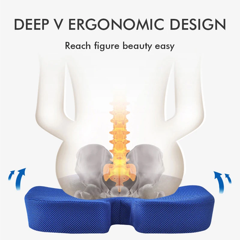 Office Chair Cushion Seat Pad Memory Foam Car Seat Cushion Orthopedic Sitting Pillow Gel Seat Cushions For Chairs And Pallets
Office Chair Cushion Seat Pad Memory Foam Car Seat Cushion Orthopedic Sitting Pillow Gel Seat Cushions For Chairs And Pallets