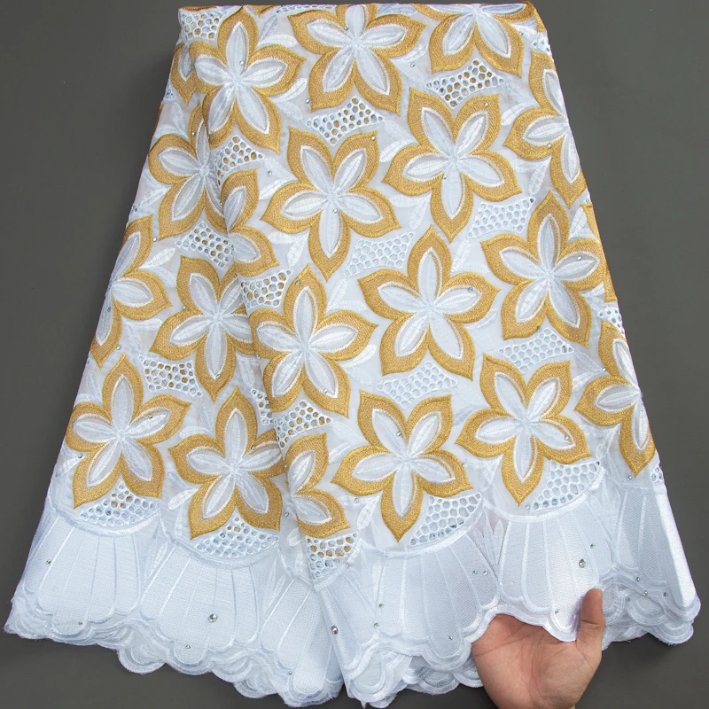 African Lace Fabric 2023 High Quality Swiss Voile Lace In Switzerland With Stones Embroidery 5Yards Dry Lace For Wedding Y3185
African Lace Fabric 2023 High Quality Swiss Voile Lace In Switzerland With Stones Embroidery 5Yards Dry Lace For Wedding Y3185