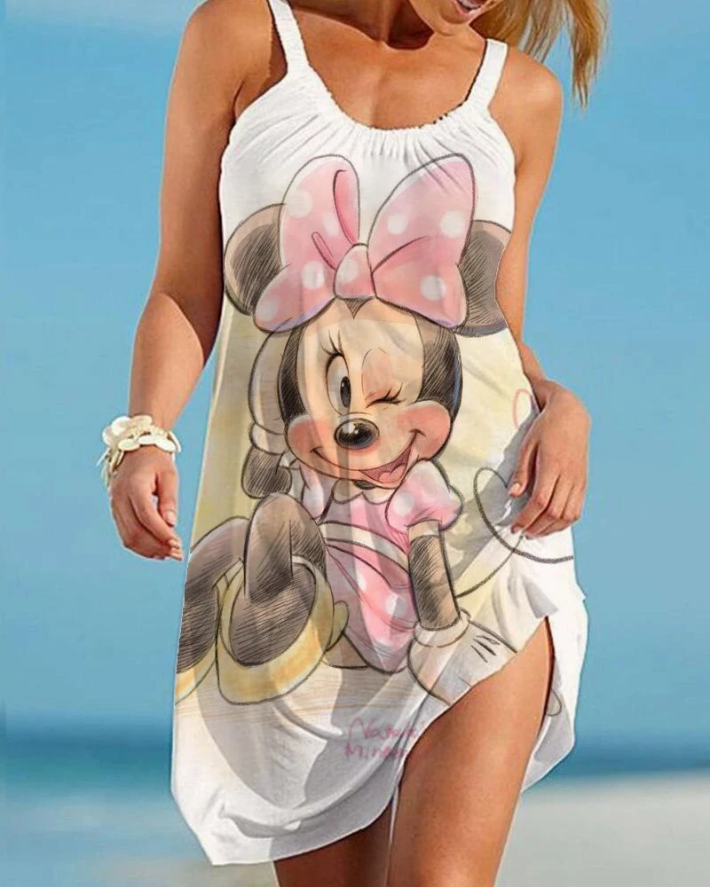 Женский свободный сарафан с круглым вырезом, без рукавов
Женский свободный сарафан с круглым вырезом, без рукавов