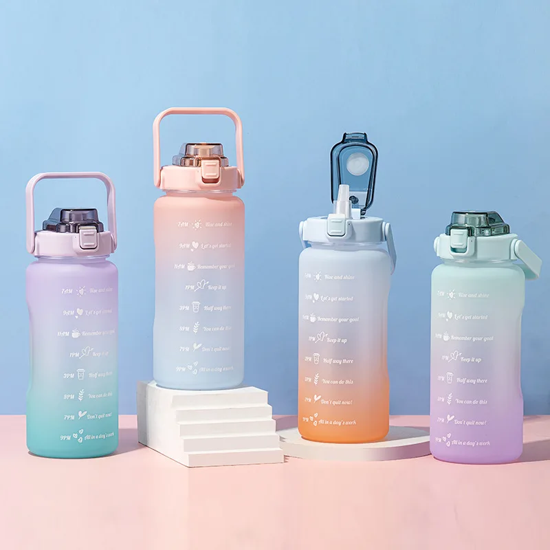 Sports Water Bottle With Straw 2000ml Large Capacity Frosted Bottle for Water School Outdoor Travel Gym Plastic Drink Jugs Cup
Sports Water Bottle With Straw 2000ml Large Capacity Frosted Bottle for Water School Outdoor Travel Gym Plastic Drink Jugs Cup