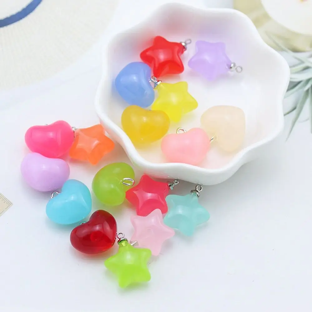 10Pcs Colorful Jewelry Accessories Universal Handmade DIY Jewelry Making Candy Color Keychain Charms Heart Necklace
10Pcs Colorful Jewelry Accessories Universal Handmade DIY Jewelry Making Candy Color Keychain Charms Heart Necklace