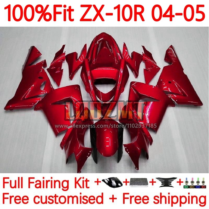 OEM Frame For KAWASAKI NINJA ZX 10R 1000 10 R ZX-10R ZX10R 2004 2005 1000CC ZX1000 04 05 Metallic Red Injection Fairing 68No.74
OEM Frame For KAWASAKI NINJA ZX 10R 1000 10 R ZX-10R ZX10R 2004 2005 1000CC ZX1000 04 05 Metallic Red Injection Fairing 68No.74