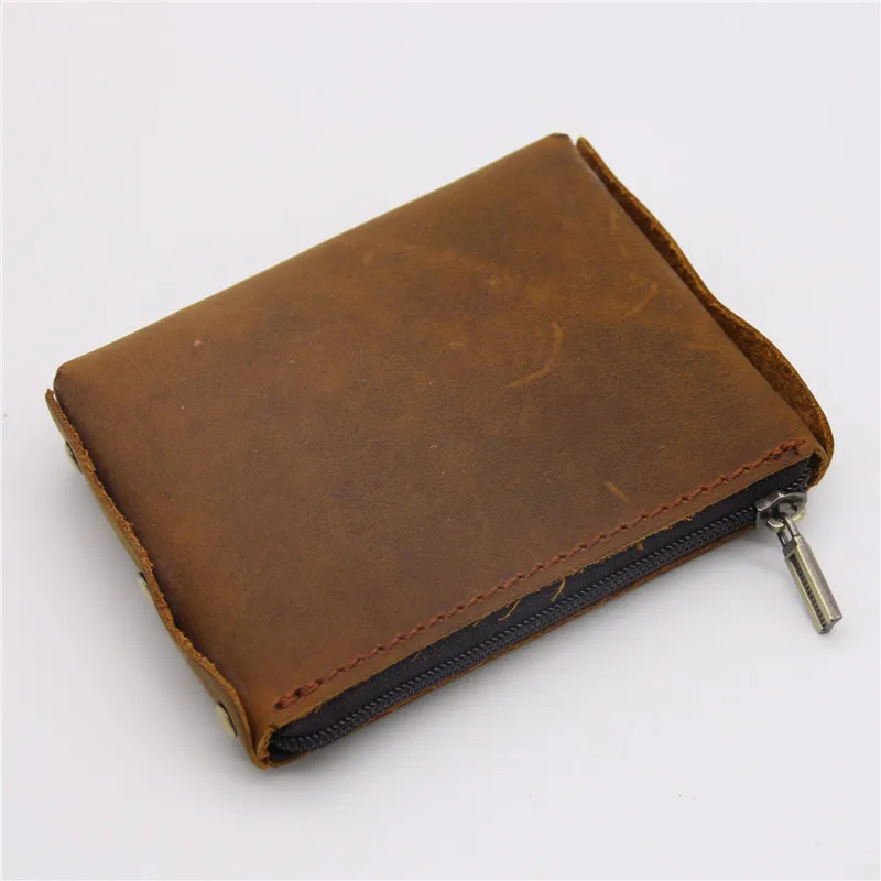Crazy Horse Genuine Leather Men Wallet Handmade Male Purse Mini Leather Money Coin Clips Card Bag Multifunction Card Case JM509
Crazy Horse Genuine Leather Men Wallet Handmade Male Purse Mini Leather Money Coin Clips Card Bag Multifunction Card Case JM509