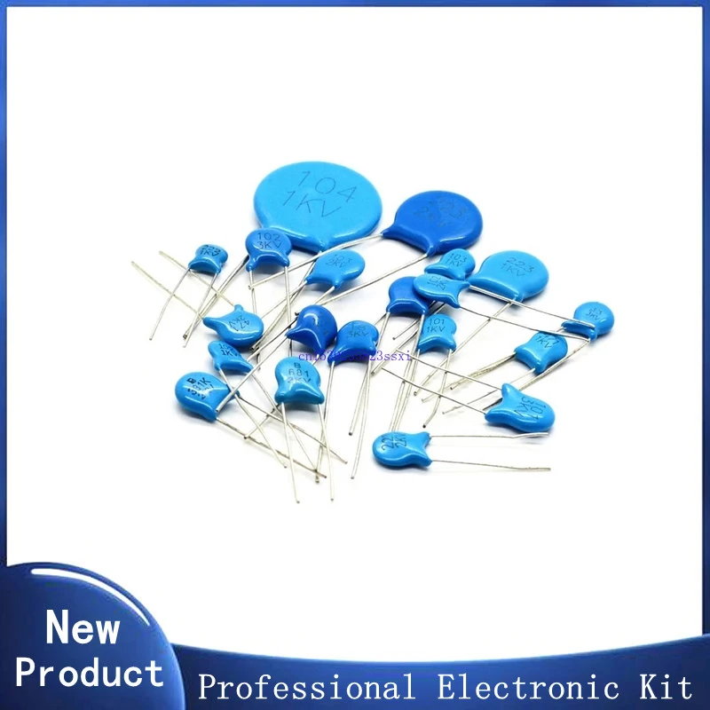 

20PCS 1KV 82PF 820/100PF 101/150PF ceramic capacitor 151/470PF 471/560PF 561/102 1NF/222 2.2NF PF high voltage 1000V capacitance