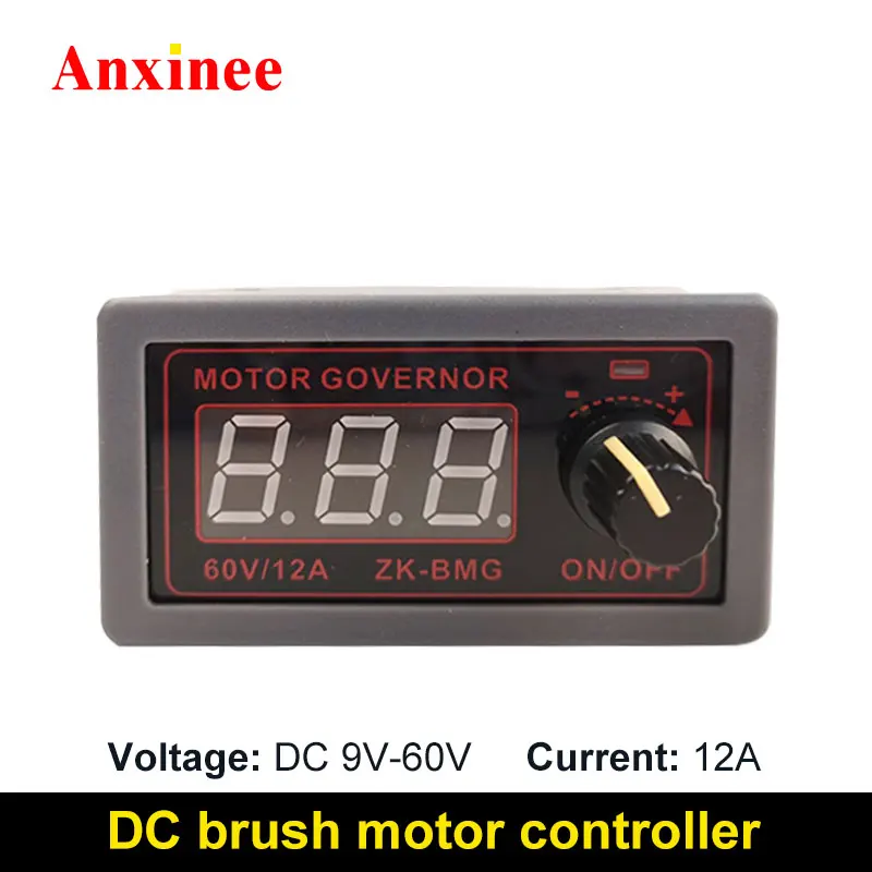 Mini Brush Motor Driver 12v 24v 48v 12A PWM DC Motor Speed Controller Start Stop Speed Regulation Soft Start For Brushed Motor
Mini Brush Motor Driver 12v 24v 48v 12A PWM DC Motor Speed Controller Start Stop Speed Regulation Soft Start For Brushed Motor