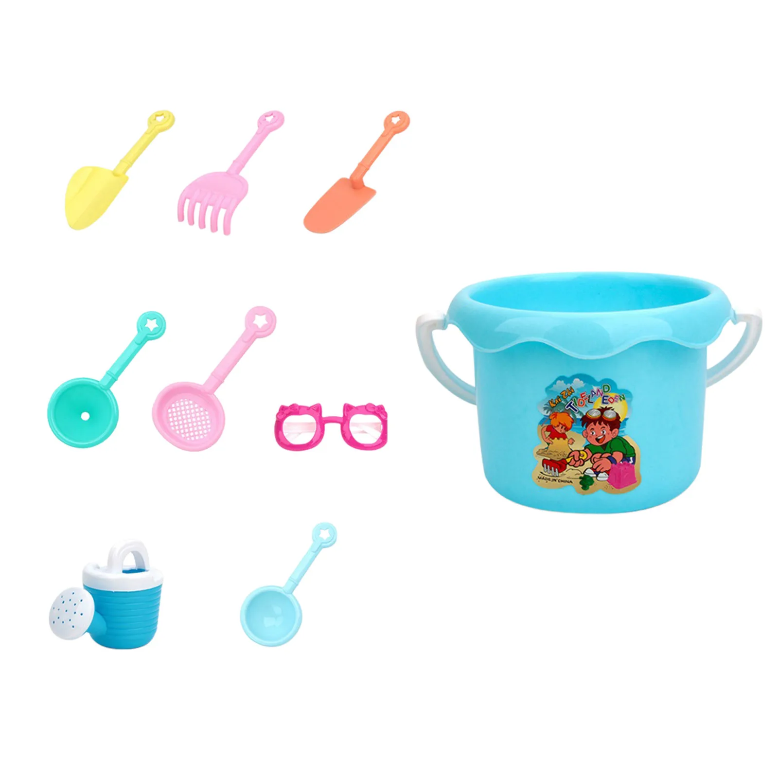 World Children'S Toy Bucket Shovel Tool Toy Season Beach Water Toys Swimming Rings for Adults Beach Rake for Kids 
World Children'S Toy Bucket Shovel Tool Toy Season Beach Water Toys Swimming Rings for Adults Beach Rake for Kids