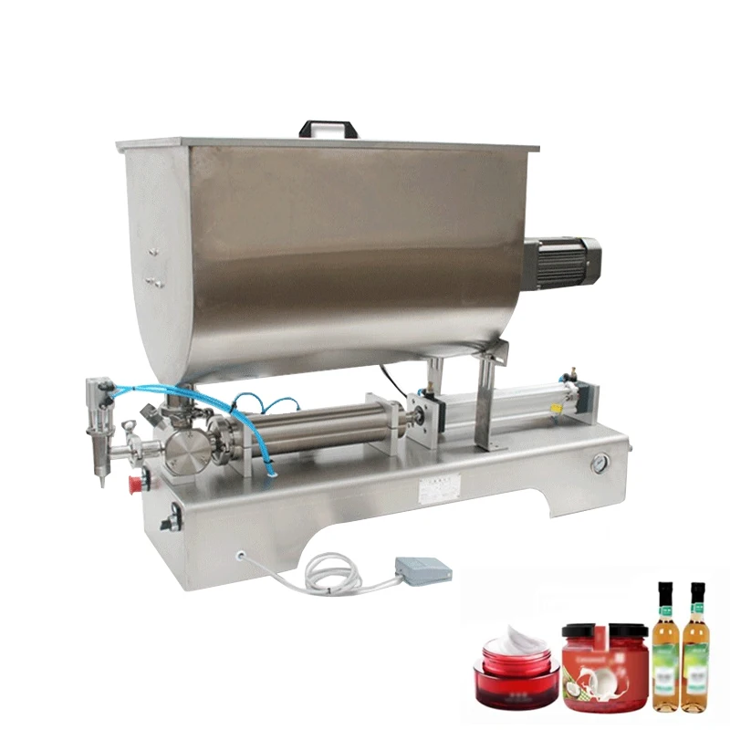 Commercial Multifunction Paste Filling Machine Liquid Filler Pneumatic Slurry Mixing Filling Machine
Commercial Multifunction Paste Filling Machine Liquid Filler Pneumatic Slurry Mixing Filling Machine