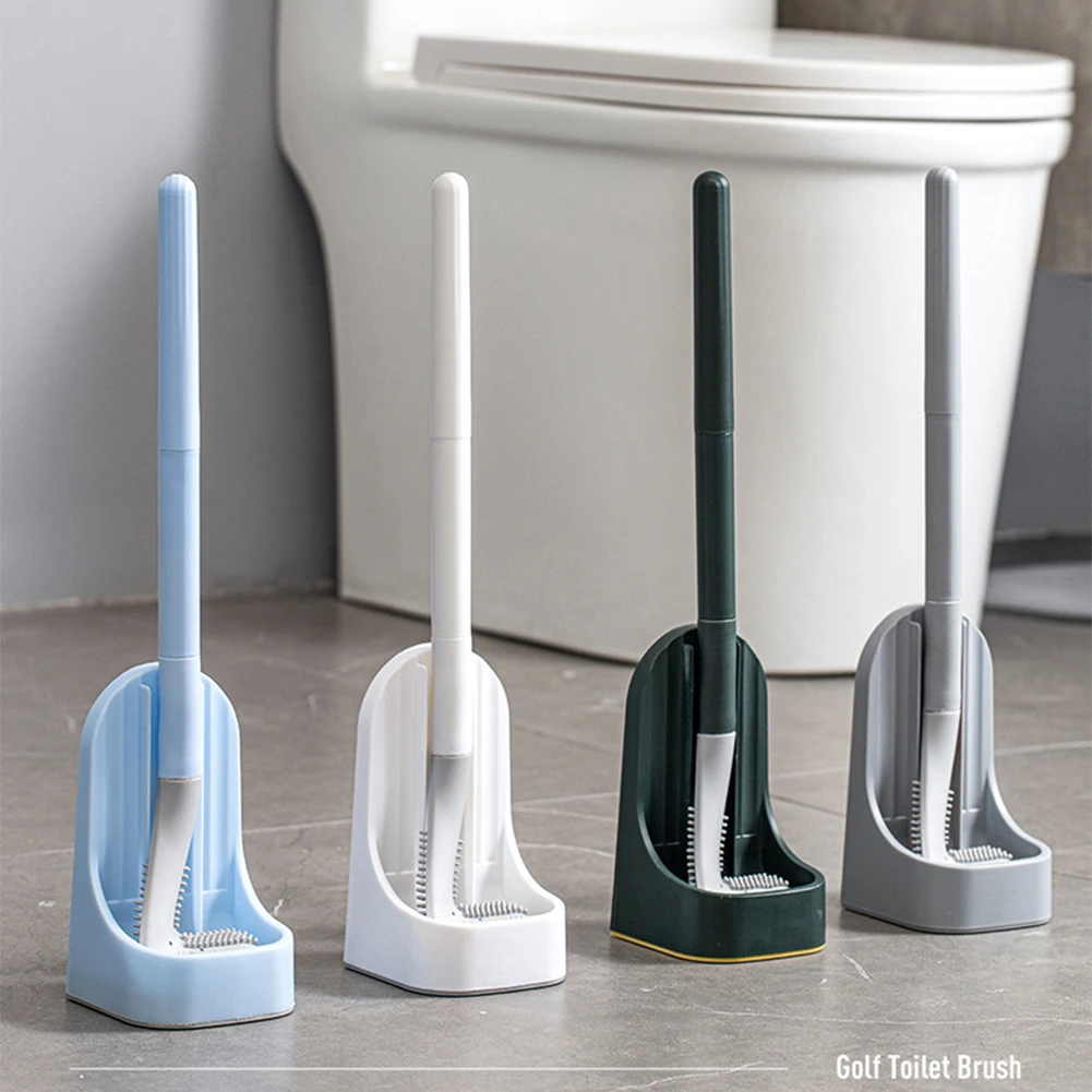 Golf Silicone Bristles Toilet Brush and Holder for Bathroom Storage Organization Compact Wall Hang Cleaning Kit WC Accessories
Golf Silicone Bristles Toilet Brush and Holder for Bathroom Storage Organization Compact Wall Hang Cleaning Kit WC Accessories