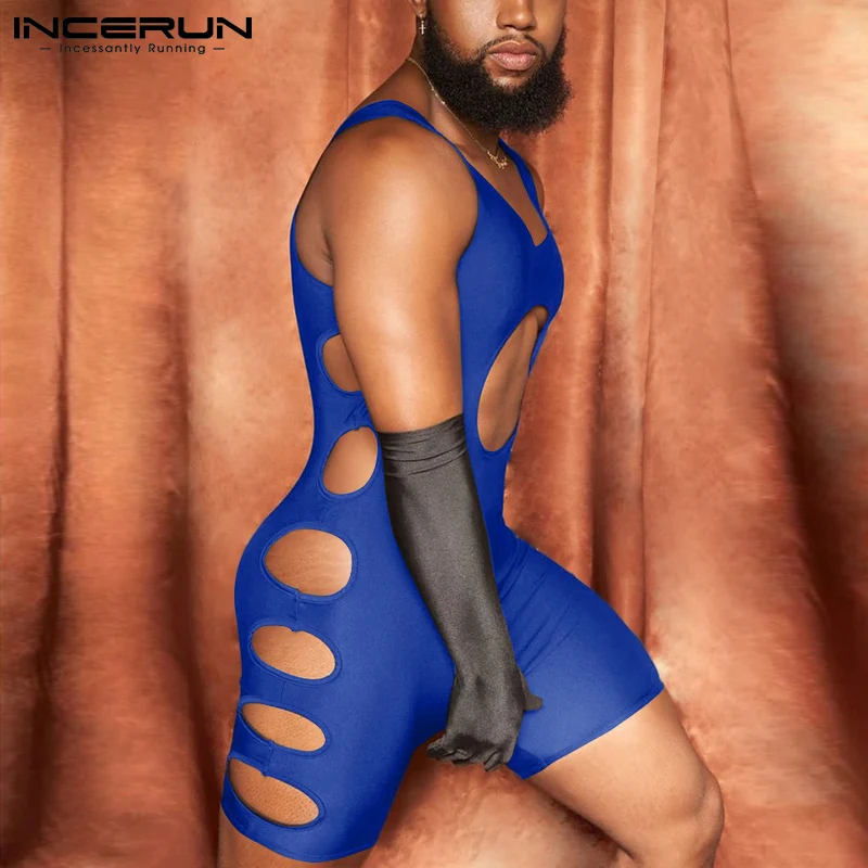 New Men Loungewear Sexy Casual All-match Simple Onesies Fashion Solid Comfortable Hollow Out Sleeveless Bodysuits S-5XL INCERUN
New Men Loungewear Sexy Casual All-match Simple Onesies Fashion Solid Comfortable Hollow Out Sleeveless Bodysuits S-5XL INCERUN