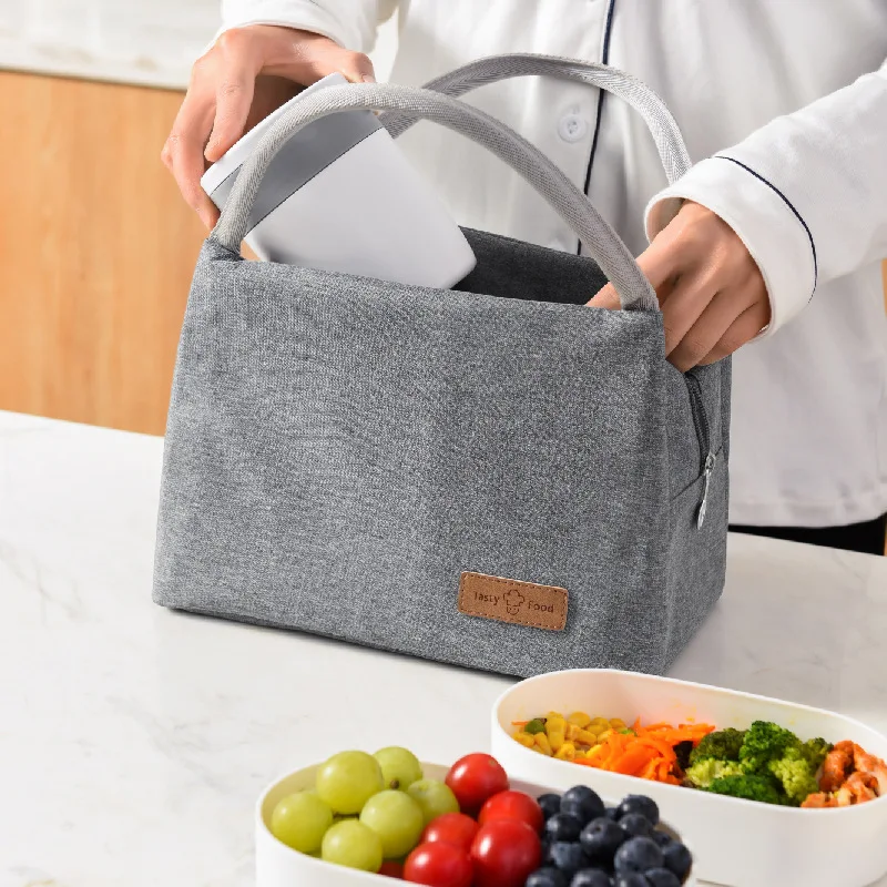 New Student Portable Lunch Bag with Thick Aluminum Film Insulated Lunch Box Bag Polyester Portable Lunch Bag
New Student Portable Lunch Bag with Thick Aluminum Film Insulated Lunch Box Bag Polyester Portable Lunch Bag