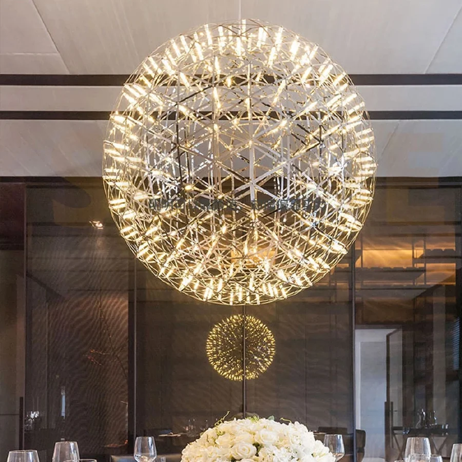 Nordic Led Pendant Lamp Creative Restaurant LED Spark Ball Staircase Firework Starry Modern Living Room Bedroom Chandelier Light
Nordic Led Pendant Lamp Creative Restaurant LED Spark Ball Staircase Firework Starry Modern Living Room Bedroom Chandelier Light