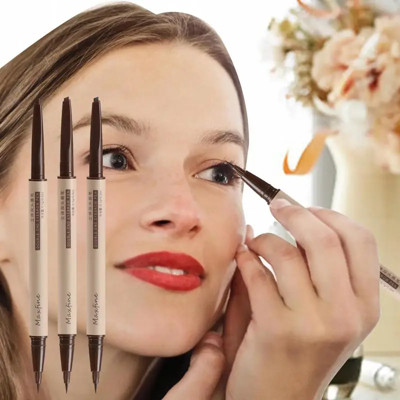 Dual Brow Pencil Waterproof Natural Makeup Double Heads Automatic Rotatable Tint Mascara Enhance Cosmetics Beauty Accessories
Dual Brow Pencil Waterproof Natural Makeup Double Heads Automatic Rotatable Tint Mascara Enhance Cosmetics Beauty Accessories