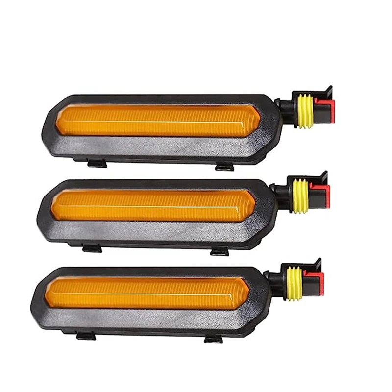3PCS Front LED Grille Lights For Ford Bronco Replacement Accessories 2021 2022 2023 2/4-Door Amber Grille Lamps Kit
3PCS Front LED Grille Lights For Ford Bronco Replacement Accessories 2021 2022 2023 2/4-Door Amber Grille Lamps Kit