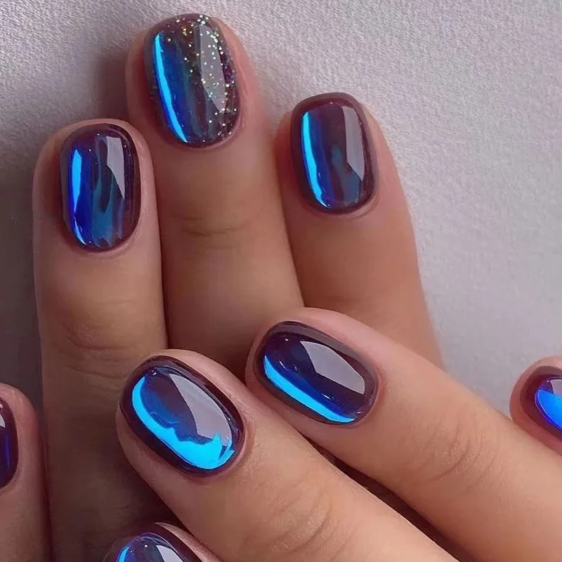 24Pcs/Set False Nail blue Fake Nail Tips Full Cover Acrylic False Nails Decoration For Nail Tip Beauty
24Pcs/Set False Nail blue Fake Nail Tips Full Cover Acrylic False Nails Decoration For Nail Tip Beauty