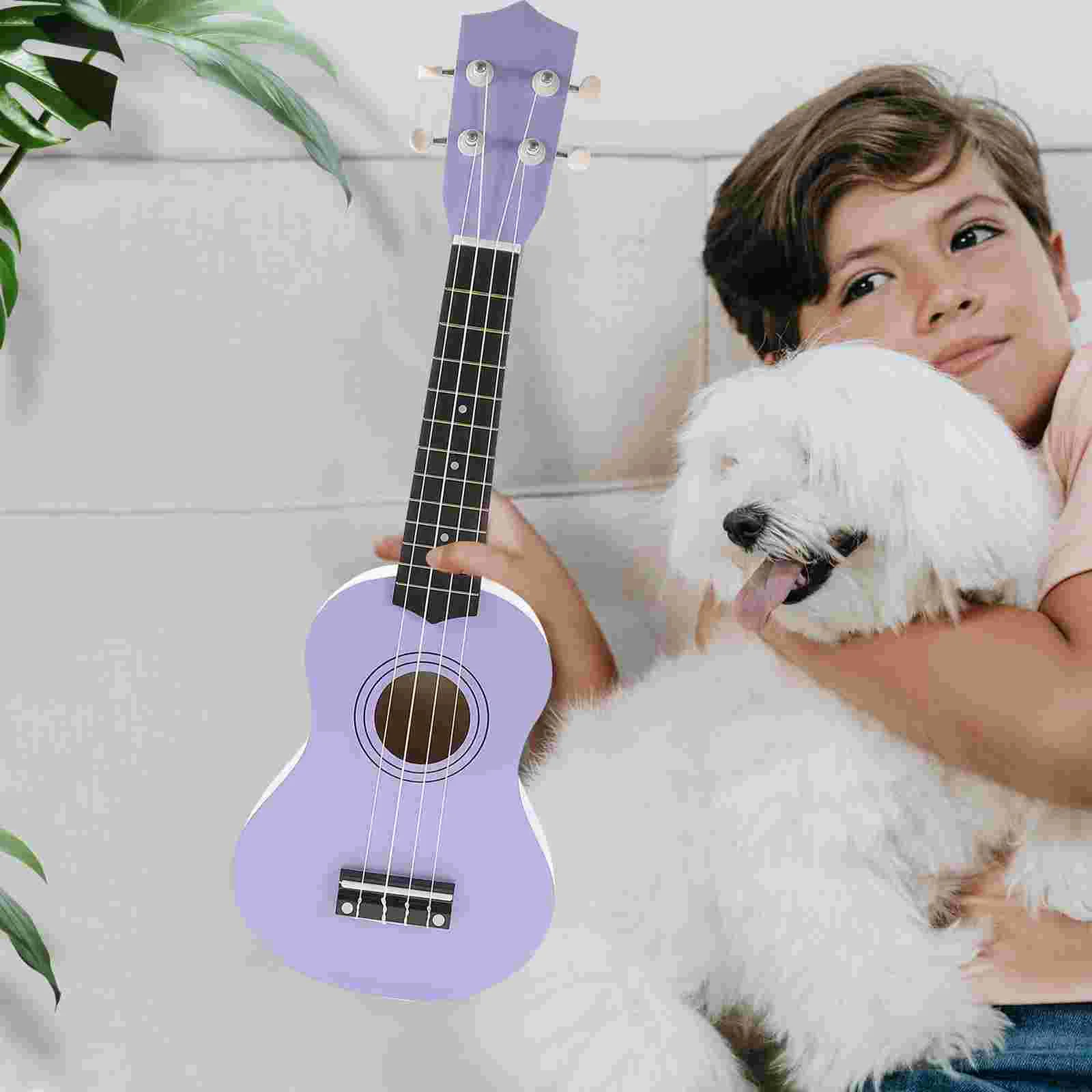 Inches Ukulele Guitar, Wooden Ukulele Guitar Funny Musical Instruments for Kids Early Educational ( Purple )
Inches Ukulele Guitar, Wooden Ukulele Guitar Funny Musical Instruments for Kids Early Educational ( Purple )