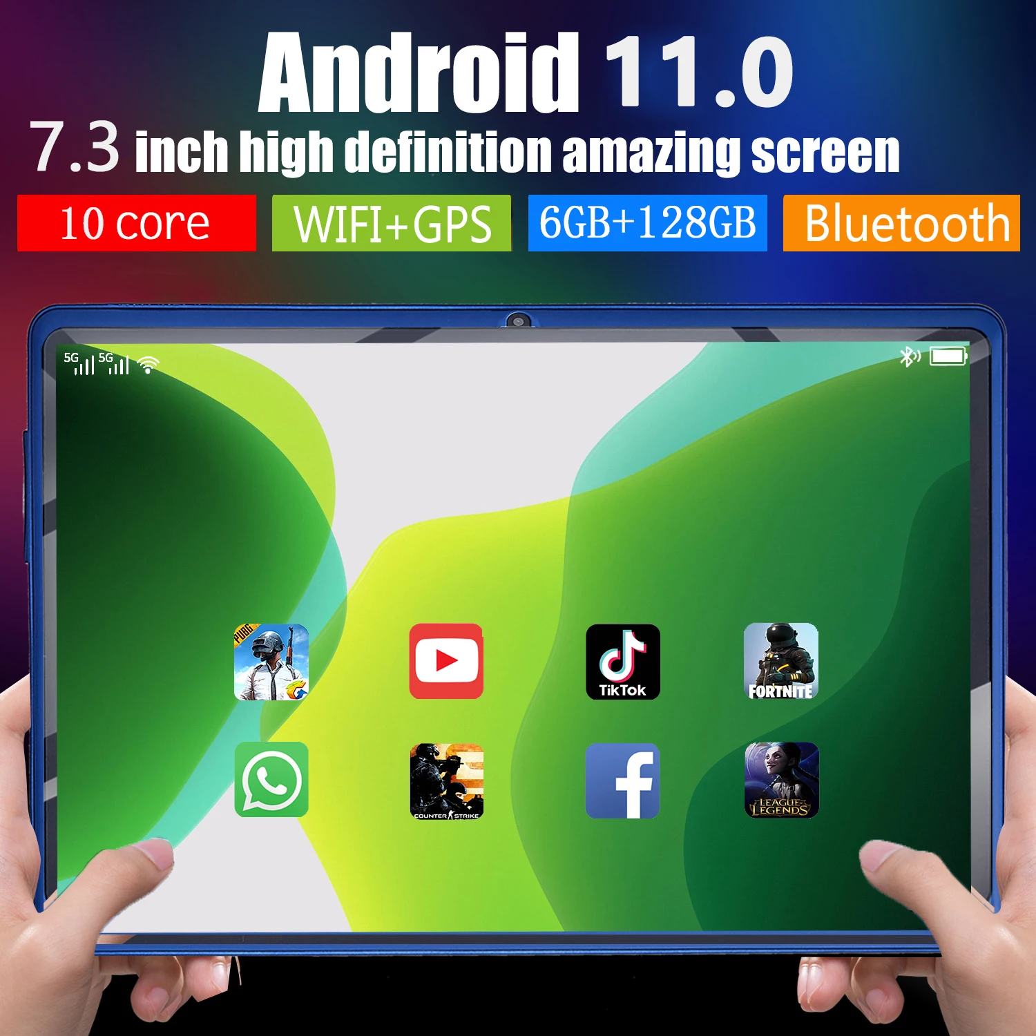 2023 New Tablet Android 11 4800mAh Smart Tablet Global Version 7.3 Inch Tablette 6GB RAM 128GB ROM Tablets
2023 New Tablet Android 11 4800mAh Smart Tablet Global Version 7.3 Inch Tablette 6GB RAM 128GB ROM Tablets
