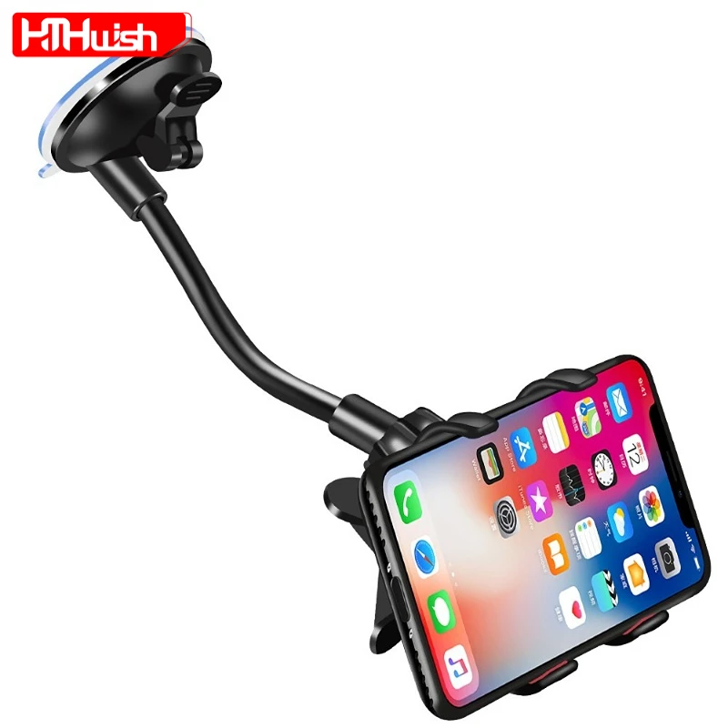 360 Rotate Car Phone Holder Windshield Cell Phone Support for IPhone 12 13 Pro XS XR Mobile Phone Stand Mount Long Arm Clip
360 Rotate Car Phone Holder Windshield Cell Phone Support for IPhone 12 13 Pro XS XR Mobile Phone Stand Mount Long Arm Clip