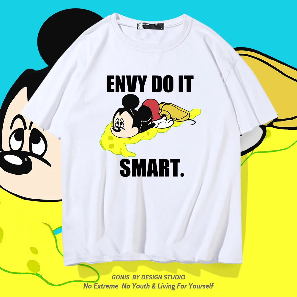Disney Cartoon Mickey Mouse Shirts for Women Print Round Neck Short-sleeved Women Fashion Clothing Graphic T-Shirts Harajuku
Disney Cartoon Mickey Mouse Shirts for Women Print Round Neck Short-sleeved Women Fashion Clothing Graphic T-Shirts Harajuku