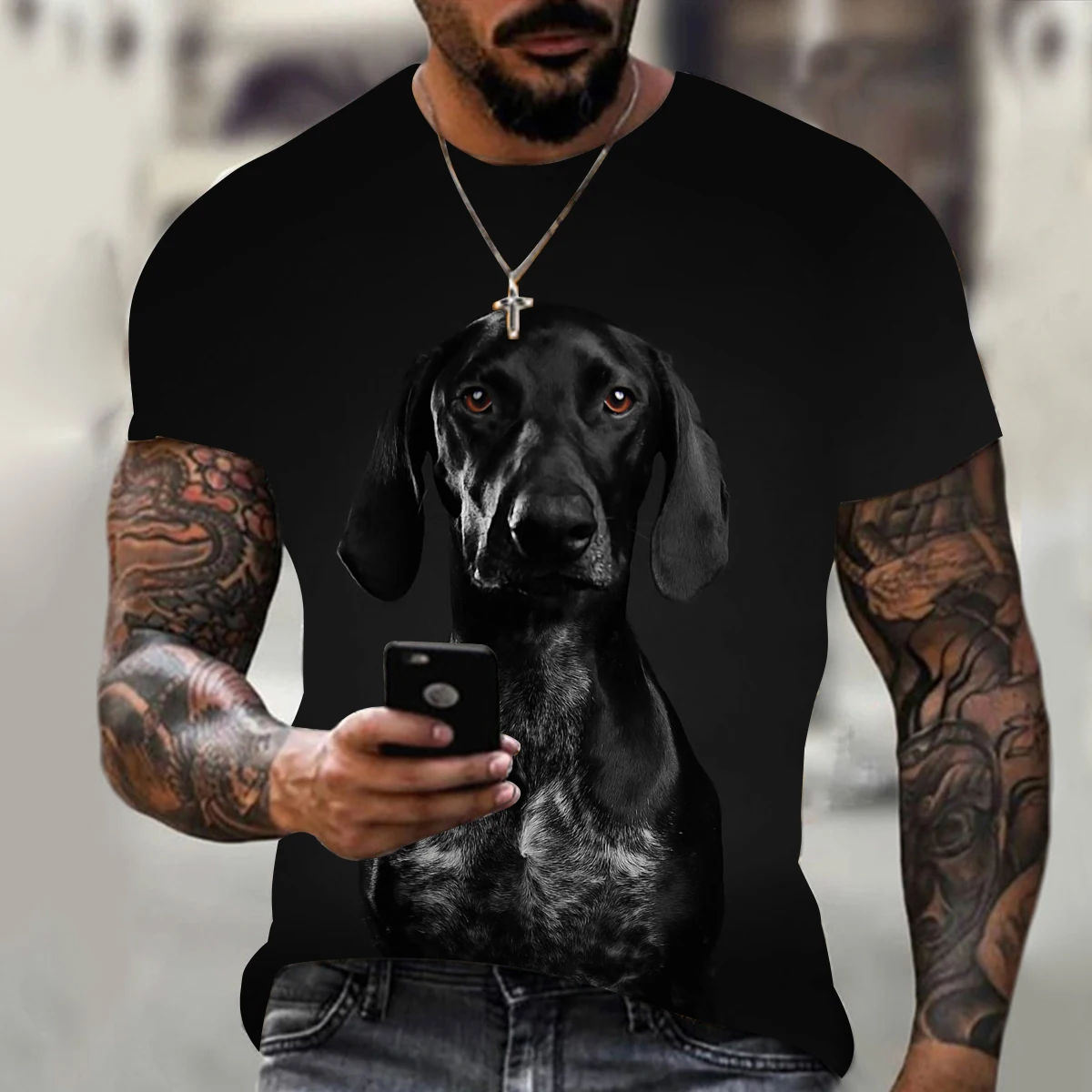 Dog pattern men's T-shirt men's summer casual 3DT-Shirts interesting men's tops O-neck shirts plus size streetwear
Dog pattern men's T-shirt men's summer casual 3DT-Shirts interesting men's tops O-neck shirts plus size streetwear