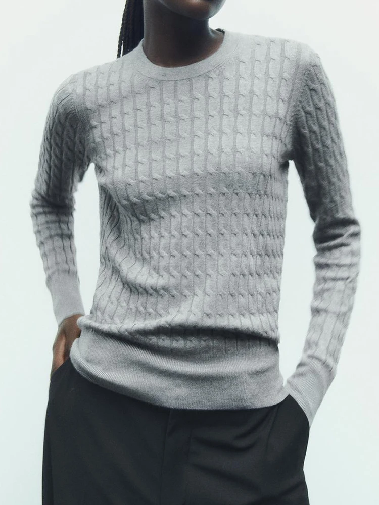 Crochet Knit Solid Pullovers Female Round Neck Skinny Woman Long Sleeve Top Sweaters Vintage Casual Knitwear Autumn Clothes 2023
Crochet Knit Solid Pullovers Female Round Neck Skinny Woman Long Sleeve Top Sweaters Vintage Casual Knitwear Autumn Clothes 2023