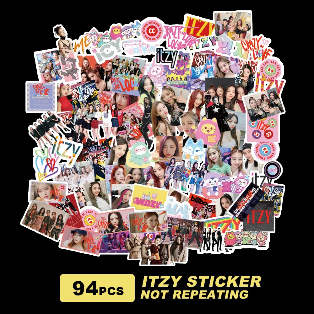94pcs Kpop Itzy Stickers Decals Toys For Girls Aesthetic Car Skateboard Laptop Luggage Phone Children's Waterproof
94pcs Kpop Itzy Stickers Decals Toys For Girls Aesthetic Car Skateboard Laptop Luggage Phone Children's Waterproof