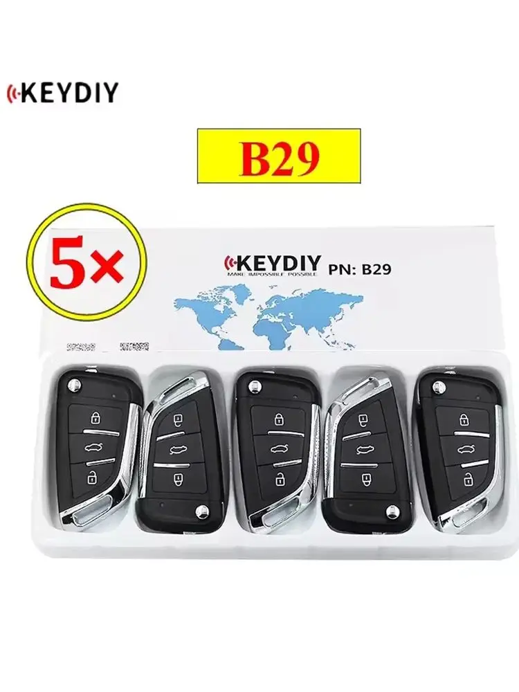 Набор Из 5 Универсальных 3-кнопочных Пультов Дистанционного Управления KEYDIY B Series B29 KD Для KD200, KD900, KD900+, URG200
Набор Из 5 Универсальных 3-кнопочных Пультов Дистанционного Управления KEYDIY B Series B29 KD Для KD200, KD900, KD900+, URG200