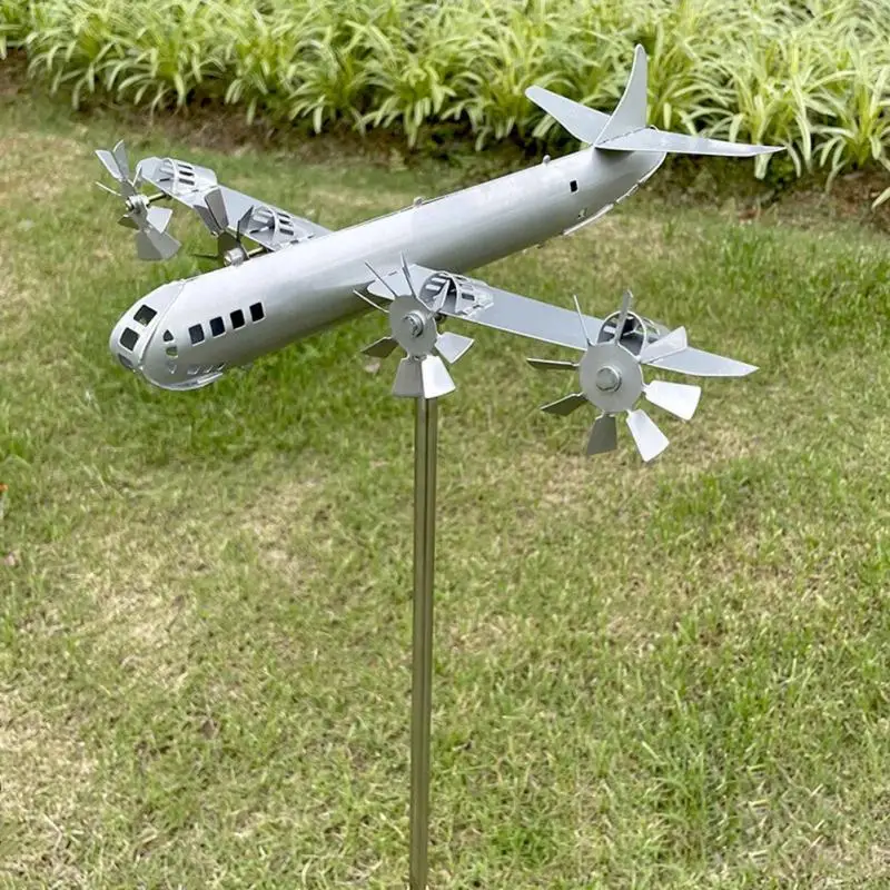 New Super Fortress Aircraft Windmill Metal Wind Spinner Outdoor Decor 3D Cool Wind Sculpture Wind Catcher Garden Art Decoration
New Super Fortress Aircraft Windmill Metal Wind Spinner Outdoor Decor 3D Cool Wind Sculpture Wind Catcher Garden Art Decoration