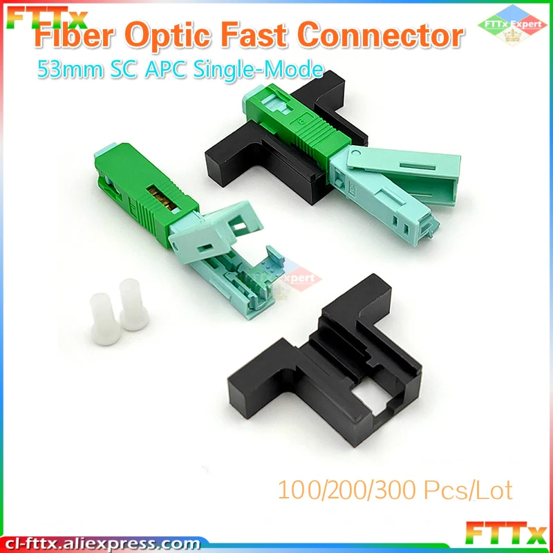 53MM SC APC SM Single-Mode Optical Connector FTTH Tool Cold Connector Tool SC UPC Fiber Optic Fast Connnector
53MM SC APC SM Single-Mode Optical Connector FTTH Tool Cold Connector Tool SC UPC Fiber Optic Fast Connnector