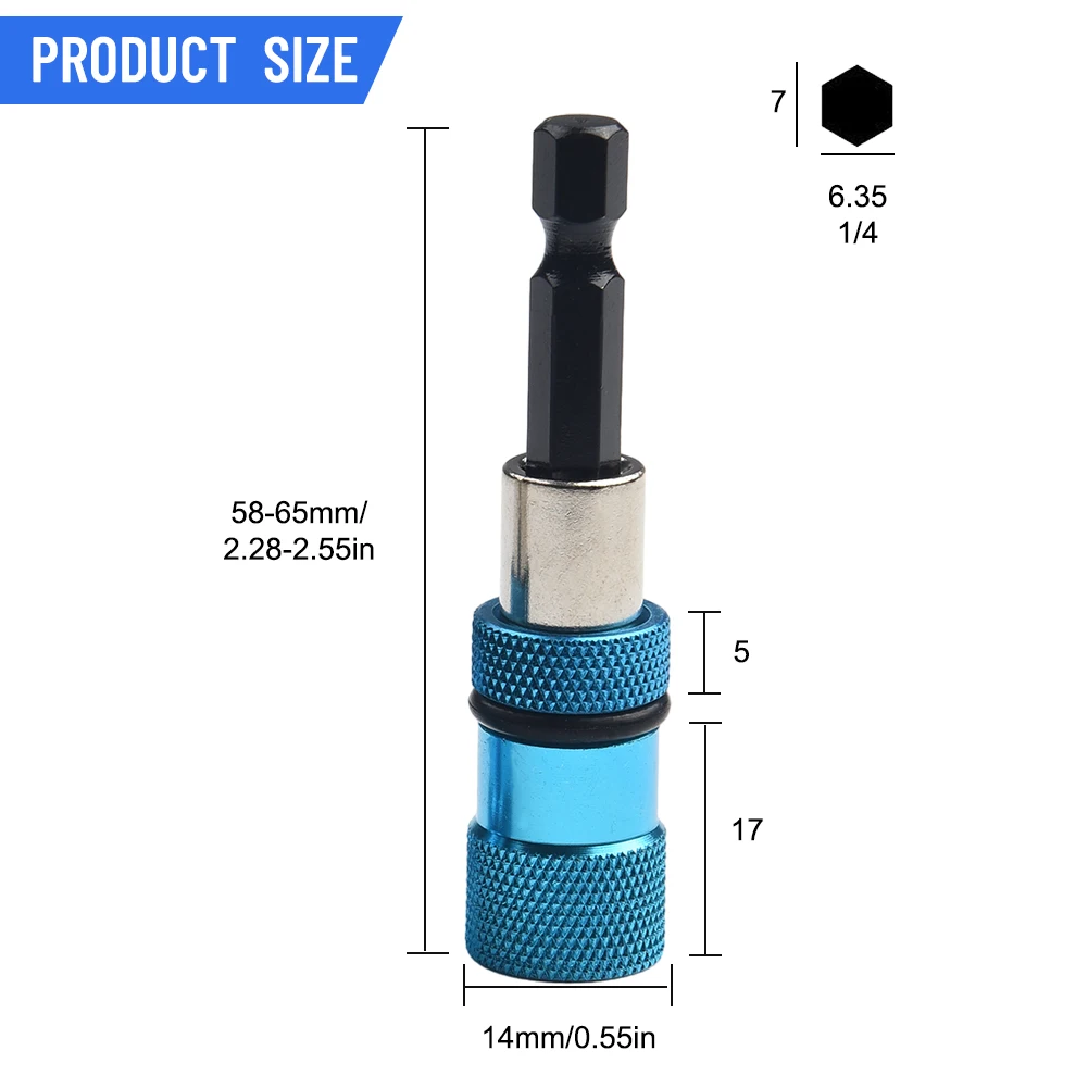 Drill Bits Screwdriver Bit Magnetic Nutdriver Quick Connecting Rod Screwdriver Bit 1/4 Inch For Electric Drill
Drill Bits Screwdriver Bit Magnetic Nutdriver Quick Connecting Rod Screwdriver Bit 1/4 Inch For Electric Drill