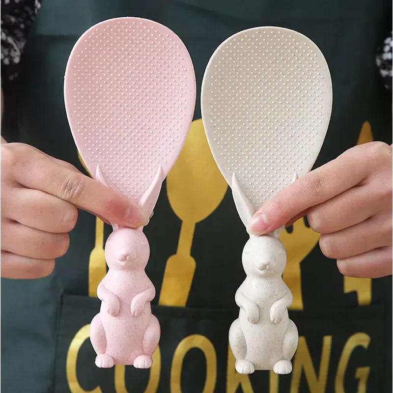 1pcs Wheat Straw Rabbit Spoon Can Stand Up Rabbit Rice Shovel Rice Cooker Rice Spoon Creative Non-stick Rice Cartoon Rice Spoon
1pcs Wheat Straw Rabbit Spoon Can Stand Up Rabbit Rice Shovel Rice Cooker Rice Spoon Creative Non-stick Rice Cartoon Rice Spoon