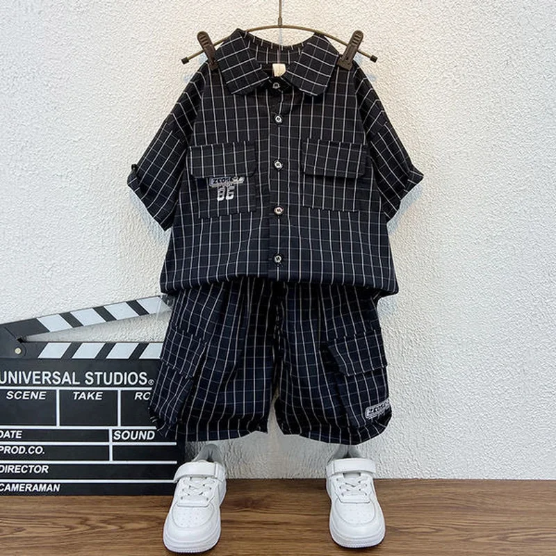 toddler Boys Summer fashion Clothing Set 2022 New Casual plaid shirt +short pant Two Pieces Suit Teenager Clothes 2-10 years
toddler Boys Summer fashion Clothing Set 2022 New Casual plaid shirt +short pant Two Pieces Suit Teenager Clothes 2-10 years