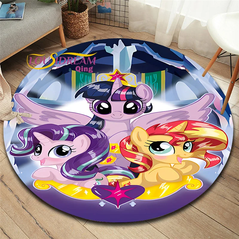 Cartoon Unicorn Little Pony 3D Round Carpets Children Bedroom Play Rug Kids Room Game Carpet Child Christmas Gift Rugs
Cartoon Unicorn Little Pony 3D Round Carpets Children Bedroom Play Rug Kids Room Game Carpet Child Christmas Gift Rugs