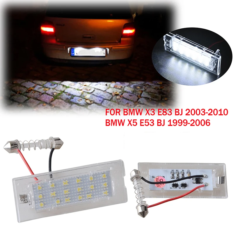 2pcs Car Rear Lights Number Plate Lamp Direct Replacement Car Accessories Fit For BMW E53 X5 1999-2003 E83 X3 2003-2010
2pcs Car Rear Lights Number Plate Lamp Direct Replacement Car Accessories Fit For BMW E53 X5 1999-2003 E83 X3 2003-2010