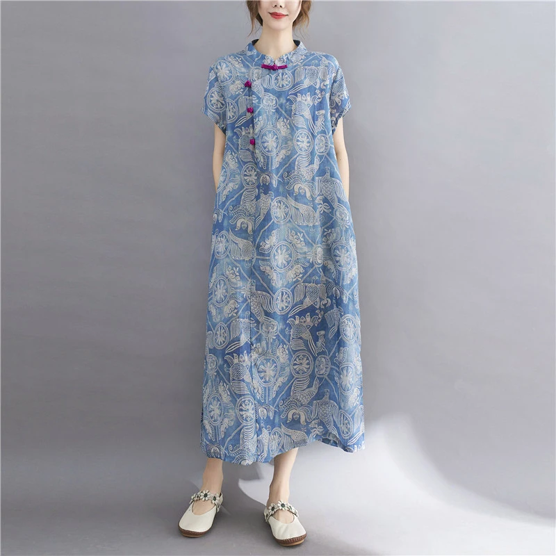 2022 chinese dress flower print qipao cheongsam modern cheongsam cotton linen dresses elegant qipao oriental cheongsam dress
2022 chinese dress flower print qipao cheongsam modern cheongsam cotton linen dresses elegant qipao oriental cheongsam dress