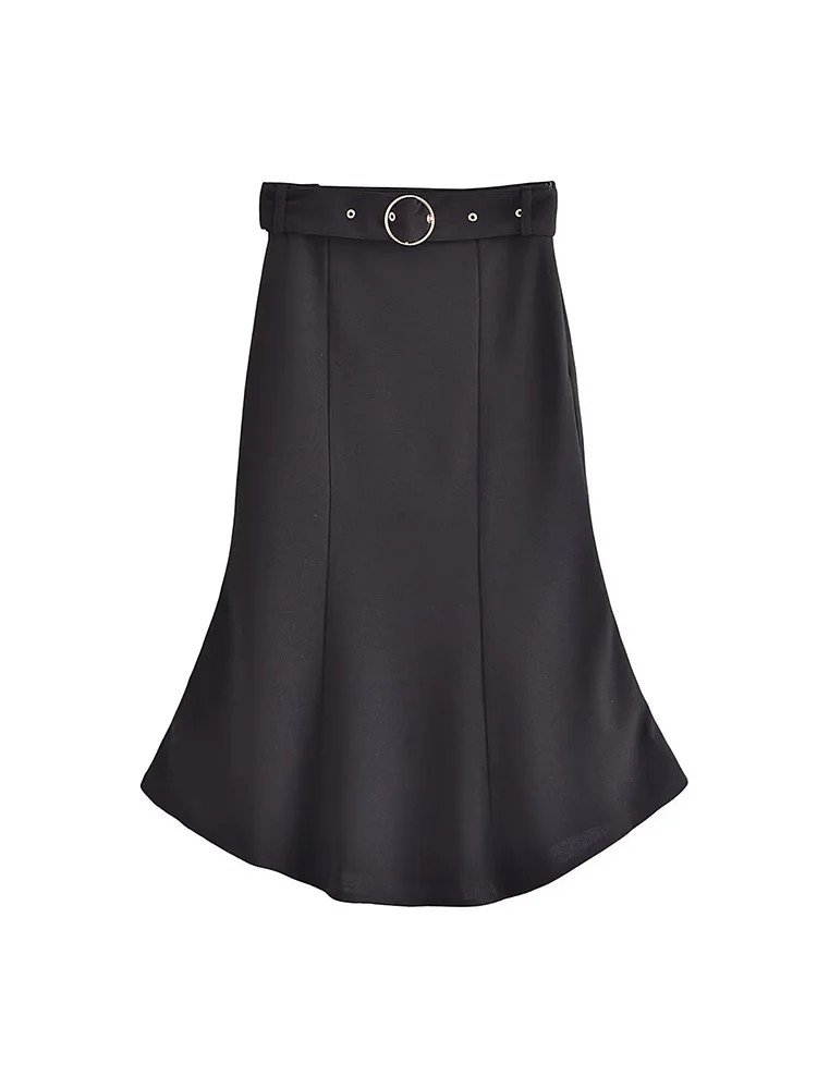 Women 2022 New Chic Fashion With Belt Midi Skirt Vintage High Waist Side Zipper Female Skirts Mujer
Women 2022 New Chic Fashion With Belt Midi Skirt Vintage High Waist Side Zipper Female Skirts Mujer