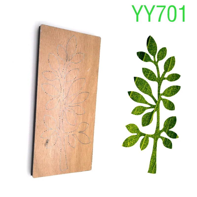 New leaf mold leaf wood mold YY701 plate is suitable for common cutting machines in the market
New leaf mold leaf wood mold YY701 plate is suitable for common cutting machines in the market