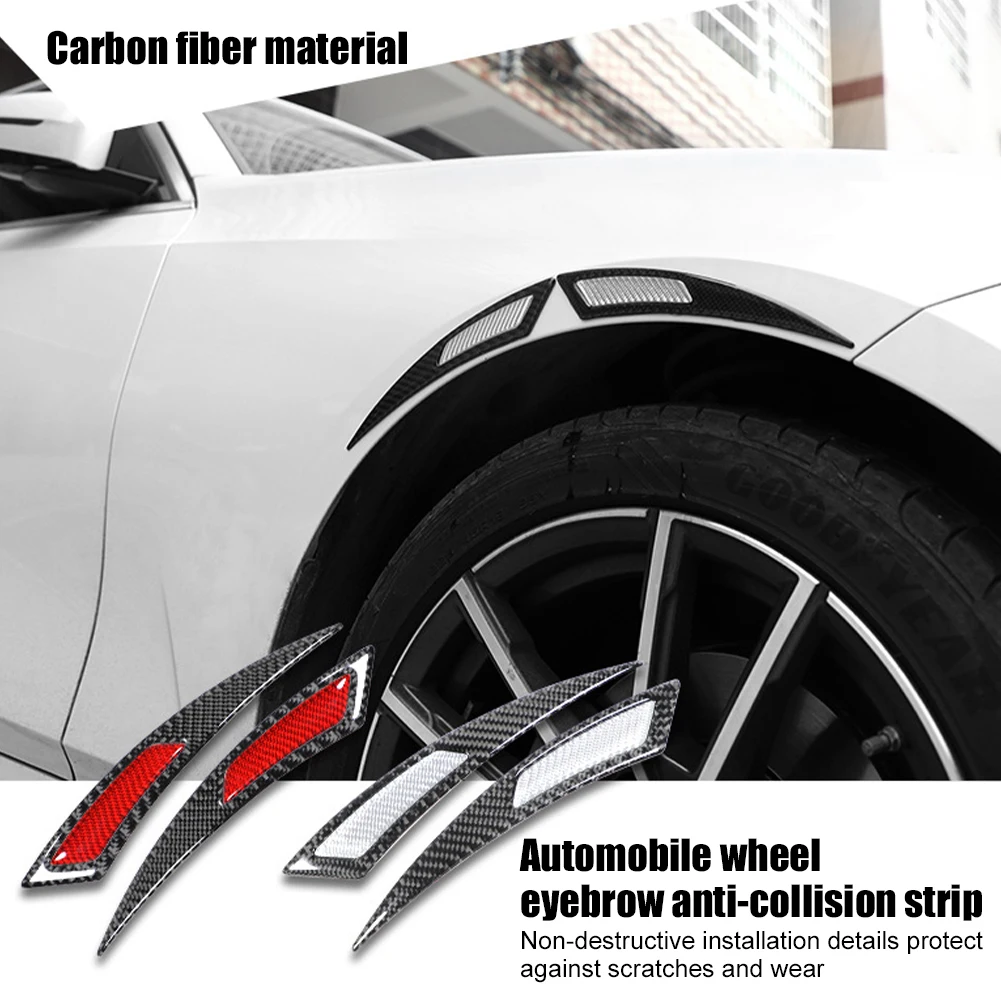 2Pcs True Carbon Fibers Car Sticker Auto Fender Anti-scratch Strips Trim Protection Reflective Tape Auto Styling Accessories
2Pcs True Carbon Fibers Car Sticker Auto Fender Anti-scratch Strips Trim Protection Reflective Tape Auto Styling Accessories