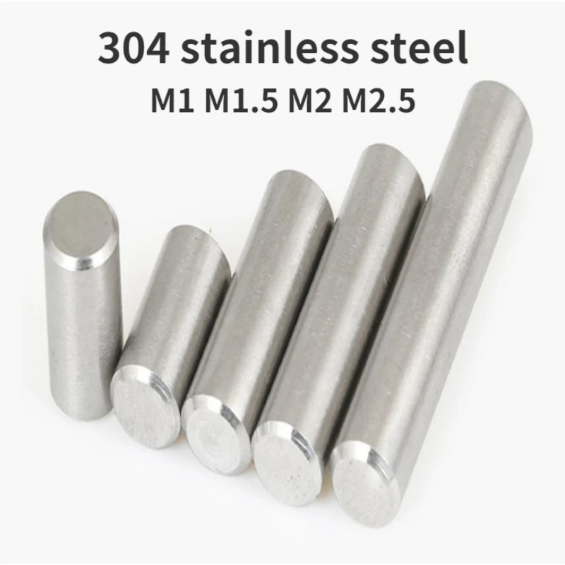 M1 M1.5 M2 M2.5 304 Stainless Steel Pin Cylindrical Pin Positioning Pin Fixed Pin Solid Pin Length 4mm-45mm
M1 M1.5 M2 M2.5 304 Stainless Steel Pin Cylindrical Pin Positioning Pin Fixed Pin Solid Pin Length 4mm-45mm