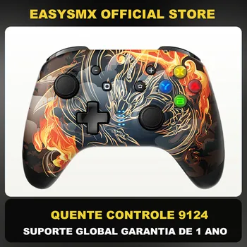EasySMX 9124 무선 게임 패드, 블루투스 조이스틱 스위치 컨트롤러, 닌텐도 스위치, PC, 스마트폰, 스팀 데크와 호환