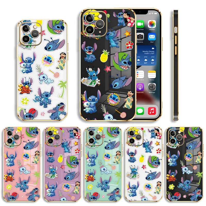 Stitch Funny Sticker Luxury Soft Plating Phone Case For iPhone 13 12 11 Pro Max Mini X XR XS Max 7 8 6 6s Plus SE Cover
Stitch Funny Sticker Luxury Soft Plating Phone Case For iPhone 13 12 11 Pro Max Mini X XR XS Max 7 8 6 6s Plus SE Cover