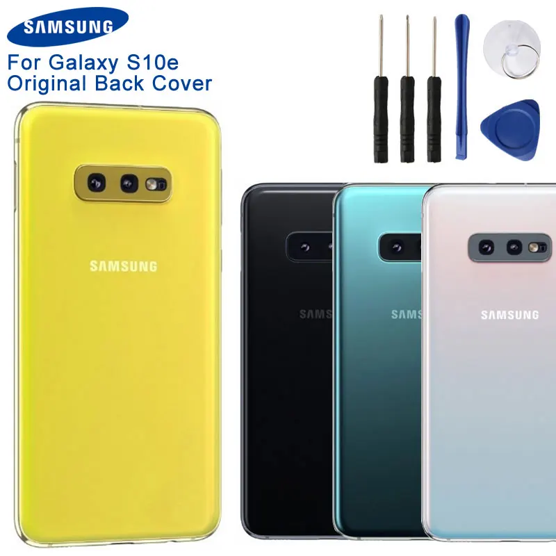 Original Replacement Battery Back Cover Door Glass For Samsung Galaxy S10e S10 Lite SM-G9700 Back Cover Case Glass Backshell
Original Replacement Battery Back Cover Door Glass For Samsung Galaxy S10e S10 Lite SM-G9700 Back Cover Case Glass Backshell
