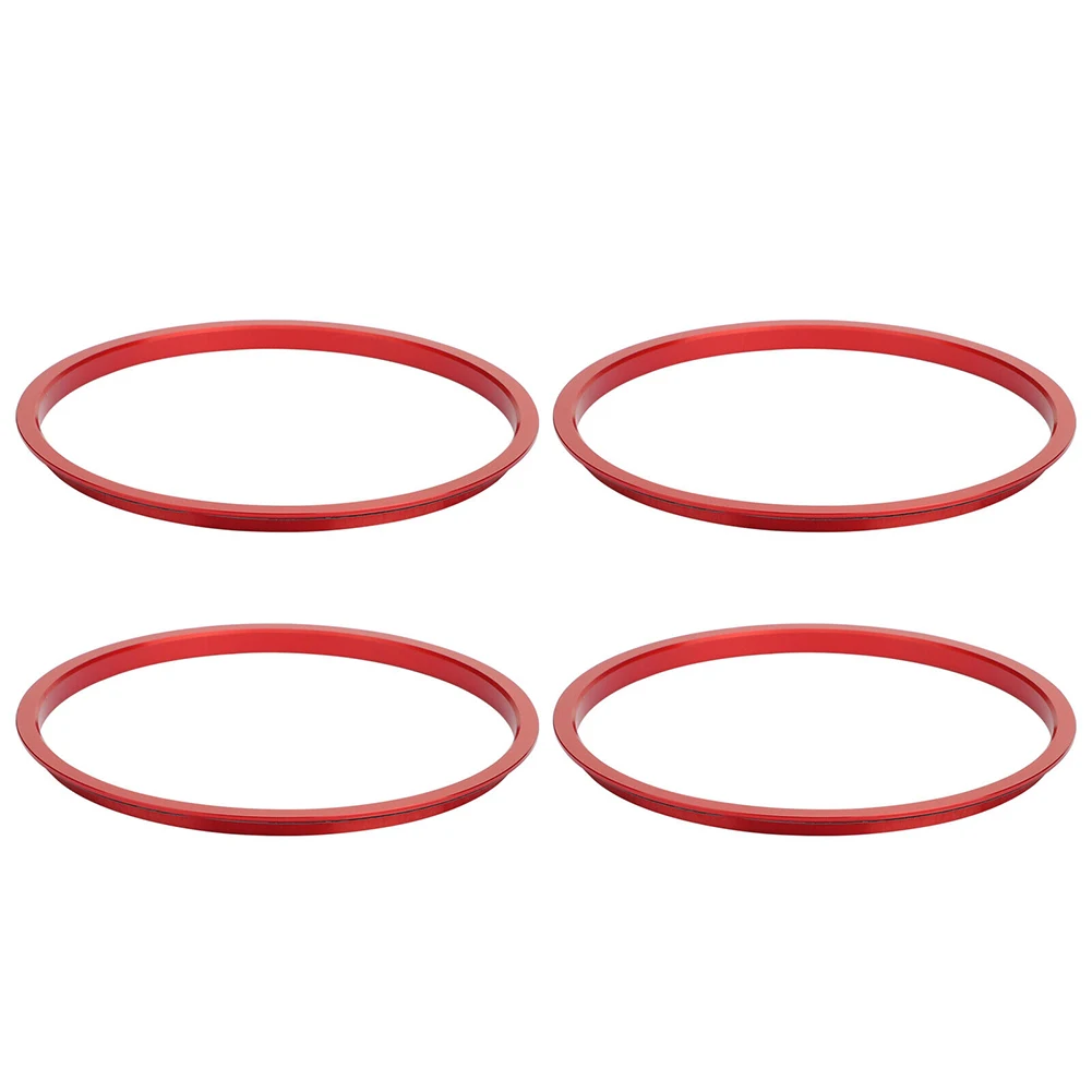 Transform Your Car's Interior Design with Red AC Vent Outlet Ring Trim Cover, Set of 4, Made of Long Lasting Aluminum Alloy
Transform Your Car's Interior Design with Red AC Vent Outlet Ring Trim Cover, Set of 4, Made of Long Lasting Aluminum Alloy