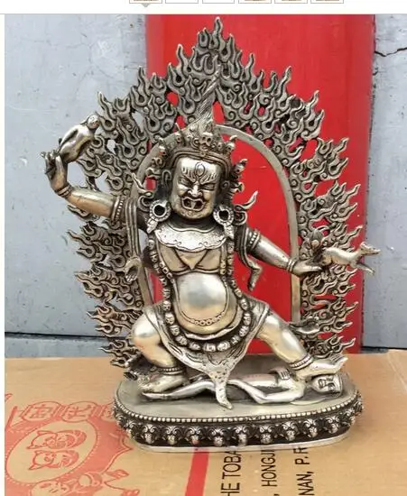 DECORATION COPPER SILVER FACTORY OUTLETS TIBETAN BRONZE COATED SILVER EKAJATA-RAKSAH BUDDHA BRONZE BUDDHA STATUE 30 CM
DECORATION COPPER SILVER FACTORY OUTLETS TIBETAN BRONZE COATED SILVER EKAJATA-RAKSAH BUDDHA BRONZE BUDDHA STATUE 30 CM