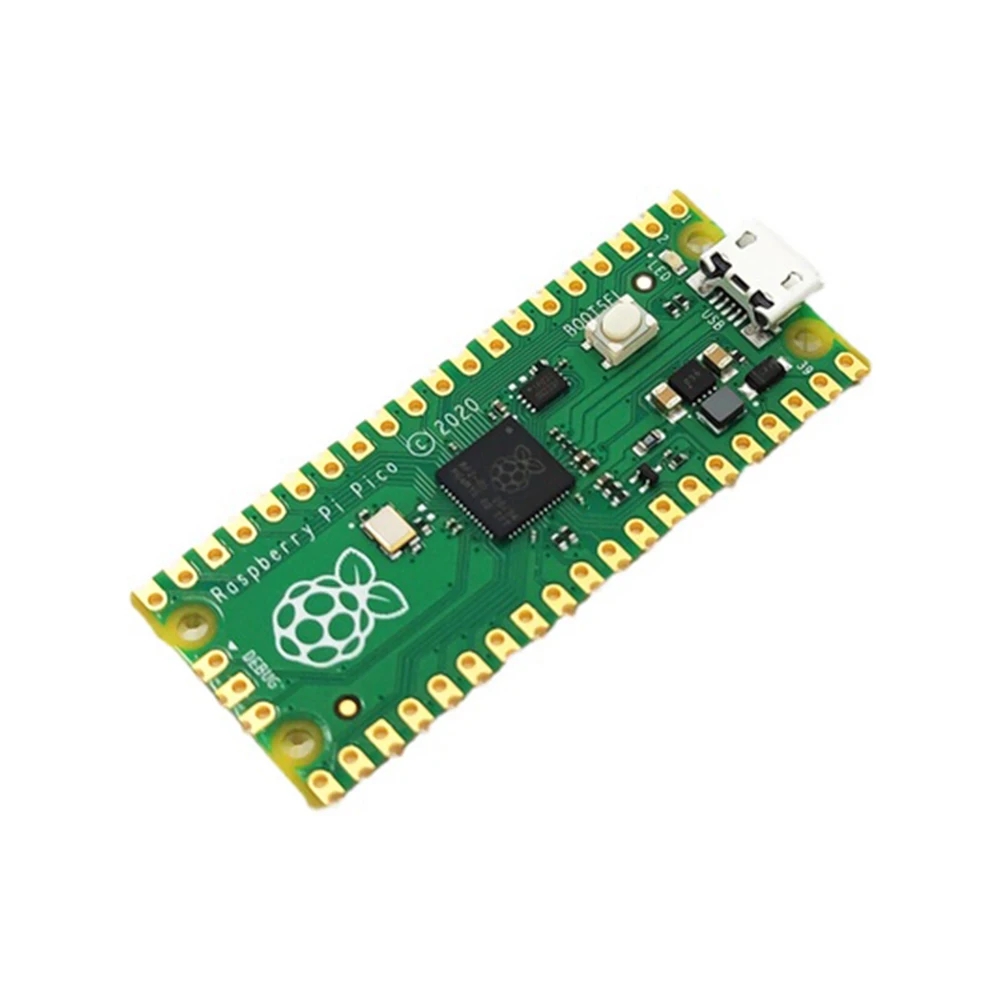 Raspberry Pi Pico Development Board A Low-Cost High-Performance Microcontroller Board RP2040 Cortex-M0+ Dual-Core ARM Processor
Raspberry Pi Pico Development Board A Low-Cost High-Performance Microcontroller Board RP2040 Cortex-M0+ Dual-Core ARM Processor