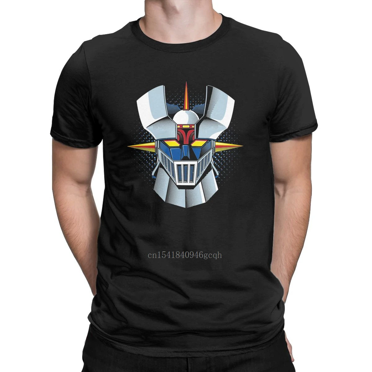 Мужская футболка Mazinger Z, ностальгические Потрясающие футболки с мангой, футболка с коротким рукавом и круглым вырезом из чистого хлопка
Мужская футболка Mazinger Z, ностальгические Потрясающие футболки с мангой, футболка с коротким рукавом и круглым вырезом из чистого хлопка